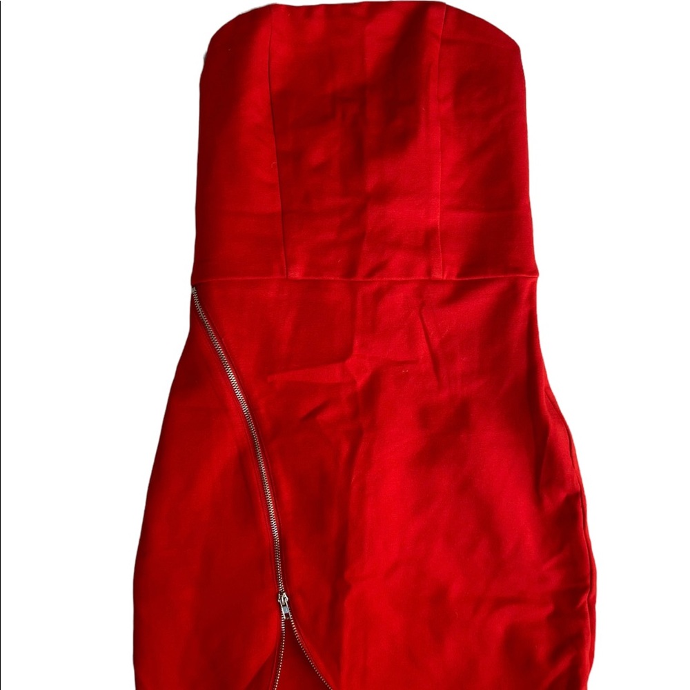 SUPERDOWN STRAPLESS MINI DRESS